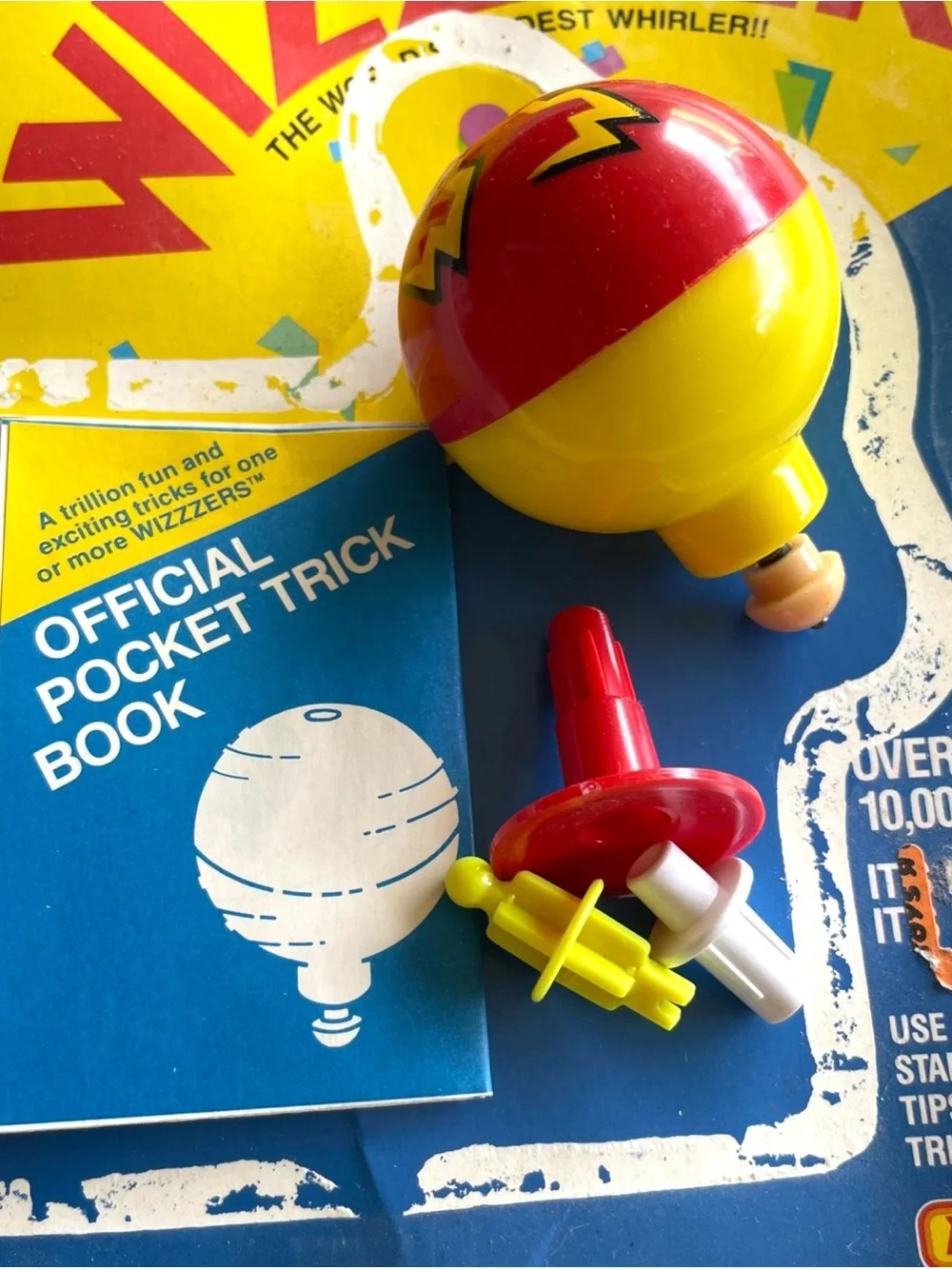 MATCHBOX THE ORIGINAL WIZZZER WHIRLER TOY VINTAGE 1988 TRICK BOOK -open but new